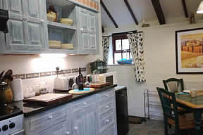 The Stables - kitchen with dining area